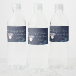 Celestial Moon Baby Shower Vattenflasketiketter | Vattenflaskor Etikett