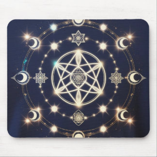 Celestial Moon Cycle Mandala – Sakral geometri Musmatta