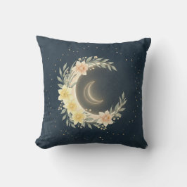 Celestial Moon & Daffodil Nursery Pillow Kudde