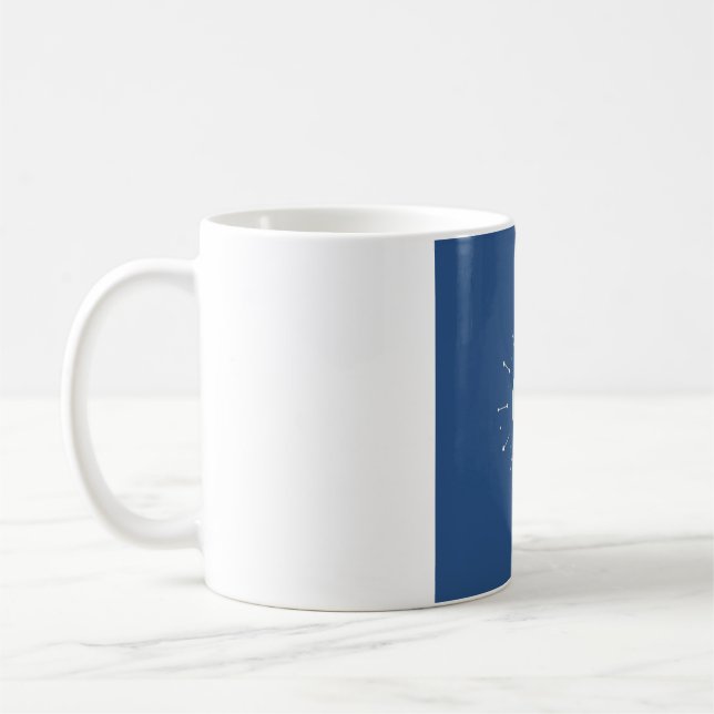 Celestial Moon Phase Mugg - Teal & Violet (Vänster)