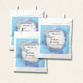 Celestial Moon Stars, Royal Blue And Gold Abstract