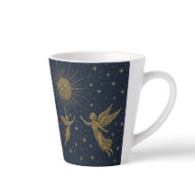 Celestial Moon & Sun Latte Mugg – Mystisk Natt Him