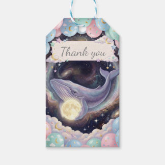 Celestial Moon Thank You Favor Tag Presentetikett