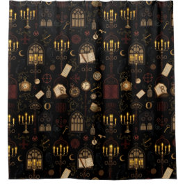 Celestial Mörk Akademia Shower Curtain