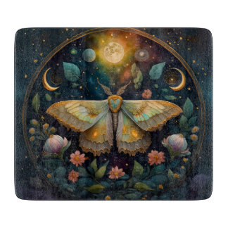Celestial Moth and Moon Phases – Enchanted Night