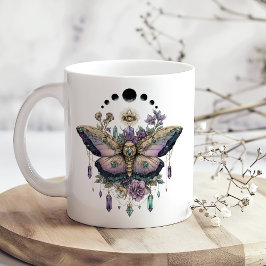 Celestial Moth Moon Phases Jumbo Mugg