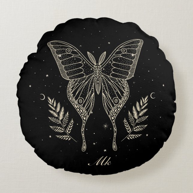 Celestial Moth Personlig Dekorativ kudde (Framsidan)