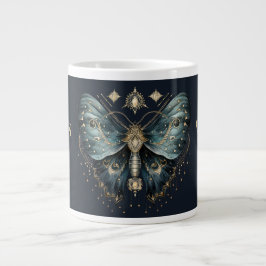 Celestial Moth Witch’s Brew – Elegant Gothic Mug Jumbo Mugg