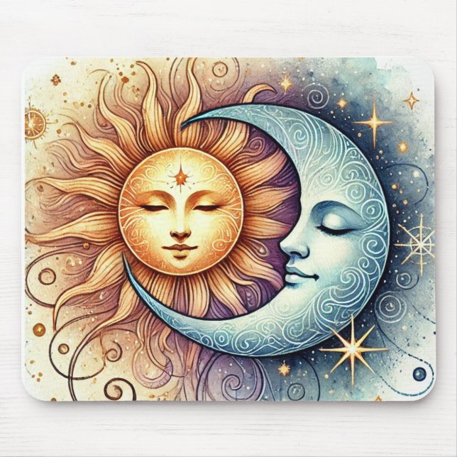 Celestial Mouse Pad och Måne Musmatta (Framsidan)