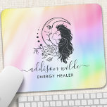 Celestial Mystic Måne Goddess Rainbow Business Musmatta<br><div class="desc">Celestial Mystic Måne Goddess Rainbow Business Mouse Pad: Öka din arbetsyta med kosmisk charm med hjälp av vår musknapp. Perfekt till andlig reiki-mästare,  psykologiska medier,  yoga-instruktörer,  salonbaserade professioneller,  astrologientusiaster med mera. Förbered magin i måne och öka produktiviteten med det här fantastiska tillbehöret.</div>