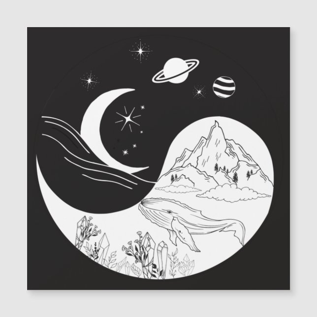 Celestial Mystic Yin Yang Meaning Kärlek (Framsida)