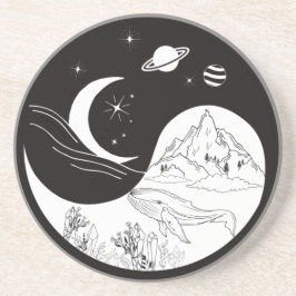 Celestial Mystic Yin Yang Meaning Kärlek Underlägg