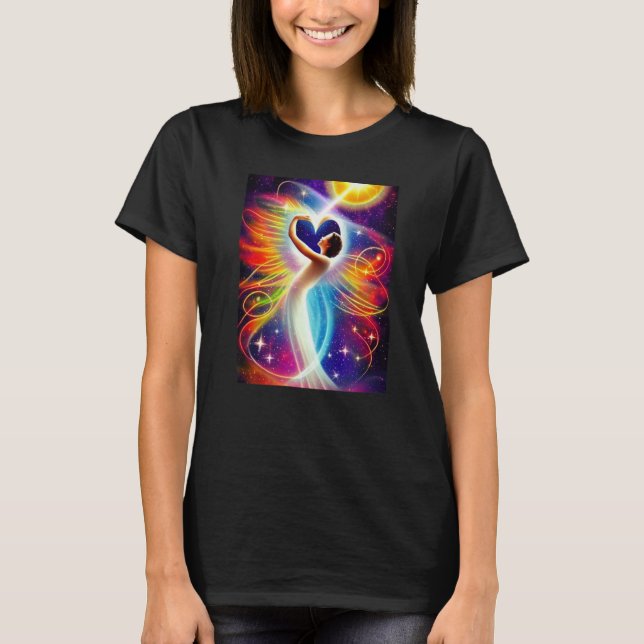 Celestial Mystical Kärlek Aesthetic for Women T Shirt (Framsida)