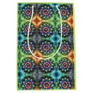 Celestial Neon Mandala Retro-Modern
