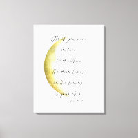 Celestial Neruda Poetry Stretched Kanvastryck