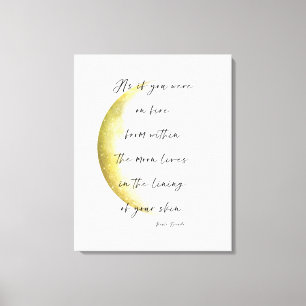 Celestial Neruda Poetry Stretched Kanvastryck
