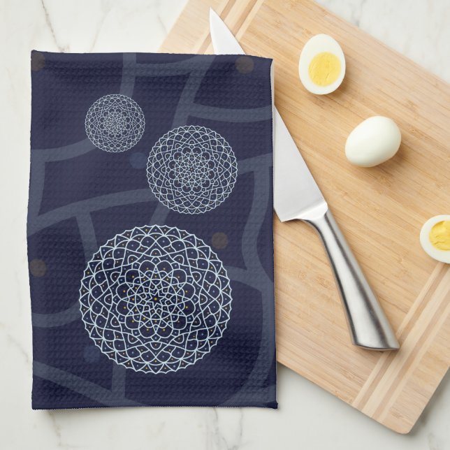 Celestial Nght Hand Towel Kökshandduk (Vikt i Fjärdedel)