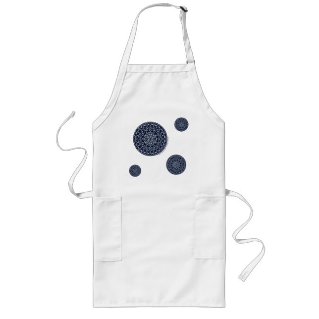 Celestial Night Apron Långt Förkläde (Framsidan)