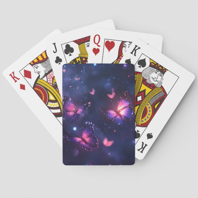 Celestial Night Butterfly Garden Casinokort (Baksidan)