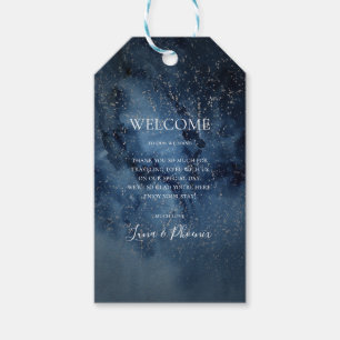 Celestial Night Himlar Slever Bröllop Gift-Märkr Presentetikett