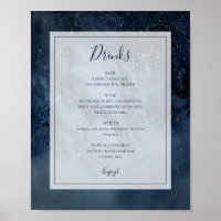 Celestial Night Himlar with Ram Drinks Menu Sign