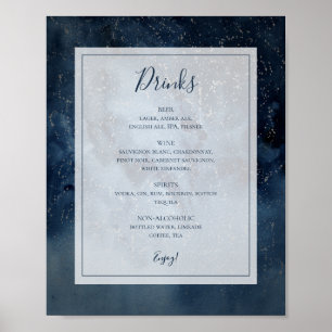 Celestial Night Himlar with Ram Drinks Menu Sign Poster