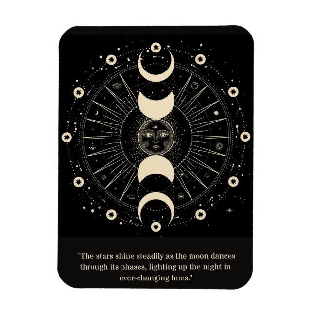 Celestial Night Phases Magnet (Vertikal)