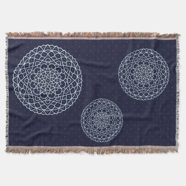 Celestial Night Throw Blanket Filt (Framsidan)