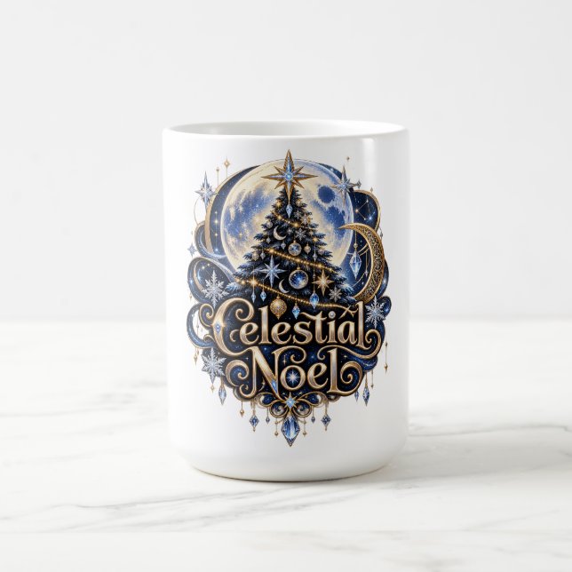 Celestial Noel Måne och Stjärnor Kaffe Mugg (Center)