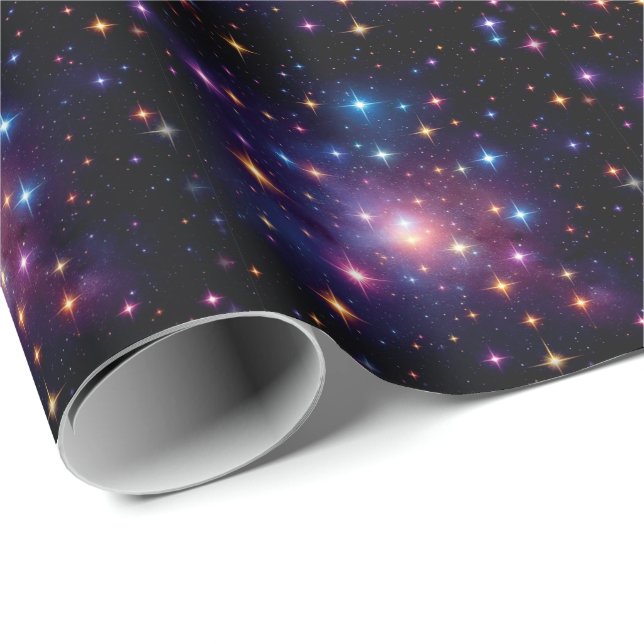 Celestial Noir Presentpapper (Rullad Hörn)