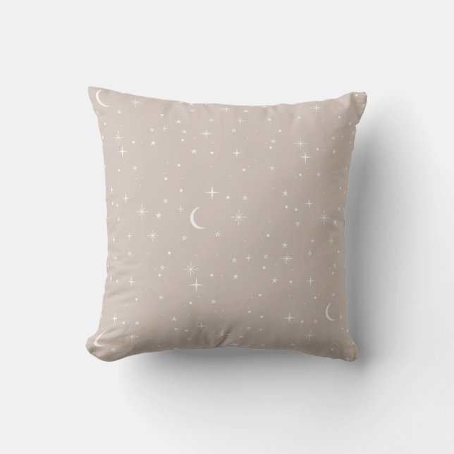 Celestial  och Vita Dekorativ kudde (Framsida)
