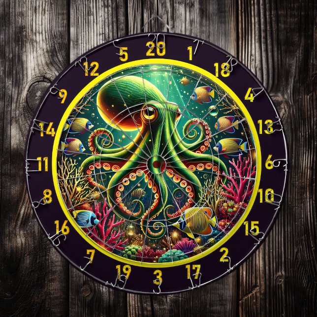 Celestial Octopus Dartboard Darttavla (Skapare uppladdad)