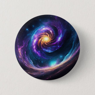 "Celestial Odyssey Print"Button Knapp