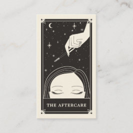 Celestial Öga Tarot Lash-efterföljningskort Visitkort
