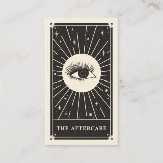 Celestial Öga Tarot Lash-efterföljningskort Visitkort