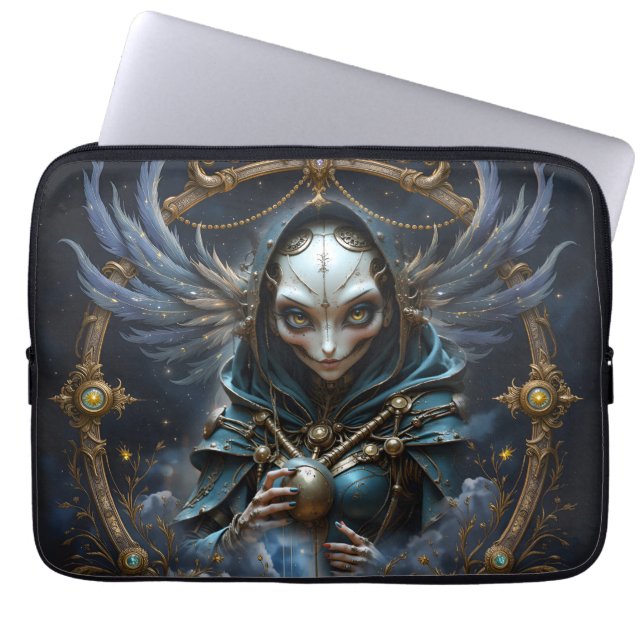 Celestial Oracle – Väktare mellan stjärnorna.  Laptop Fodral (Framsidan)