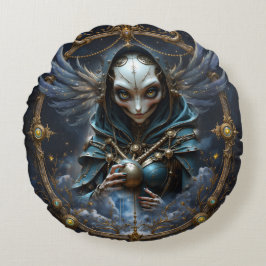 Celestial Oracle – Väktare Mellan Stjärnorna. Rund Kudde