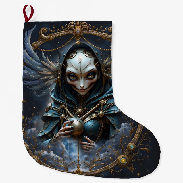 Celestial Oracle – Väktare mellan stjärnorna.  Stor Julstrumpa (Framsidan)