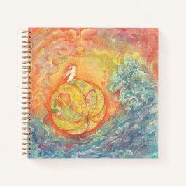 Celestial Orb: Winged Hare on Silken Brocade