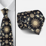 Celestial Pattern  Slips<br><div class="desc">Celestial Sun, Moon, Planet & Stars Necktie Bring the cosmos to your wardrobe with this striking celestial-themed necktie. Featuring intricate sun, moon, planet, and star motifs, this tie blends celestial wonder with sophisticated style. Perfect for those who love astronomy, astrology, or just want to add a unique statement piece to...</div>