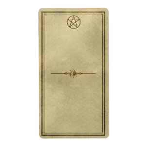 Celestial Pentacle Apothecary Burk-etiketter Fraktsedel