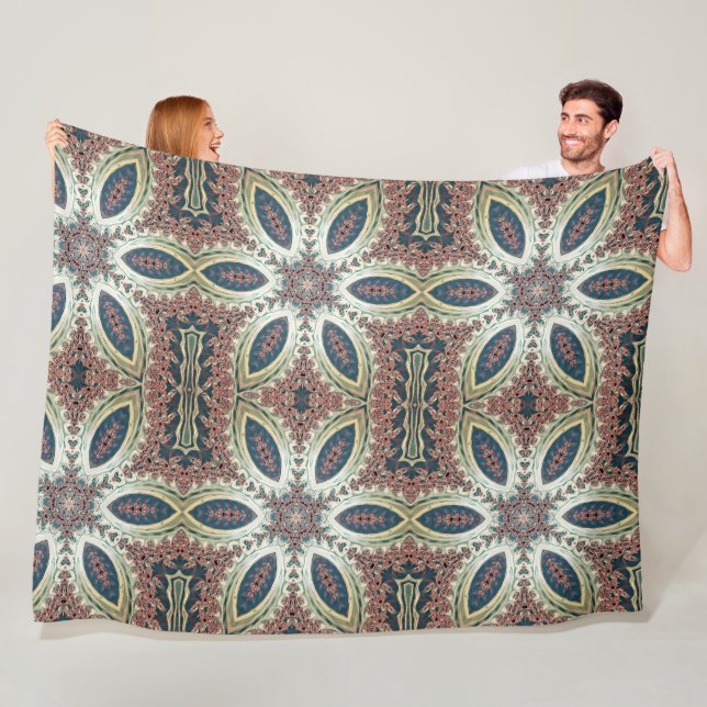 Celestial Petals of Infinity Fleecefilt (På plats)