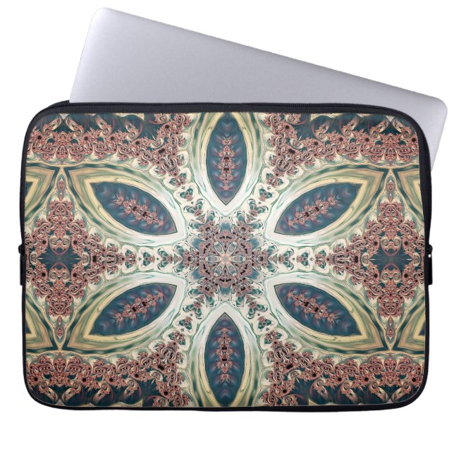 Celestial Petals of Infinity Laptop Fodral (Framsidan)