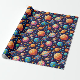 Celestial Planets och Stars Presentpapper