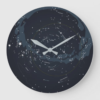 Celestial Planisphere Wall Clock Stor Klocka