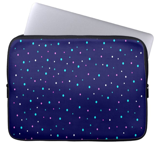 Celestial Polka dots Laptop Fodral (Framsidan)