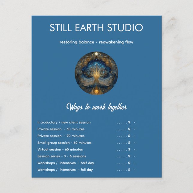 Celestial Portal | Tree of Life Flygblad (Framsidan)