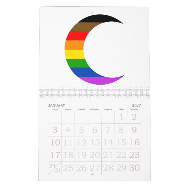 Celestial Pride & Auntie FAFO 24 månaders kalender (Jan 2027)