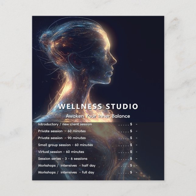 Celestial Pulse Energy Healing Flygblad (Framsidan)