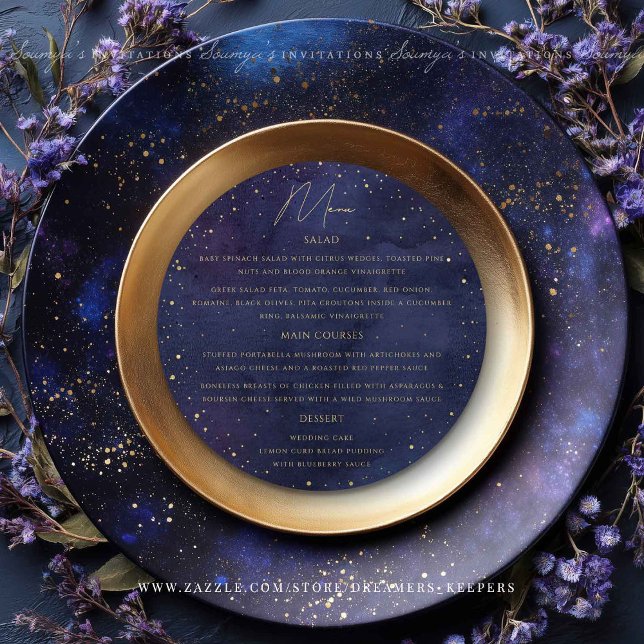 Celestial Purple Menu (Skapare uppladdad)